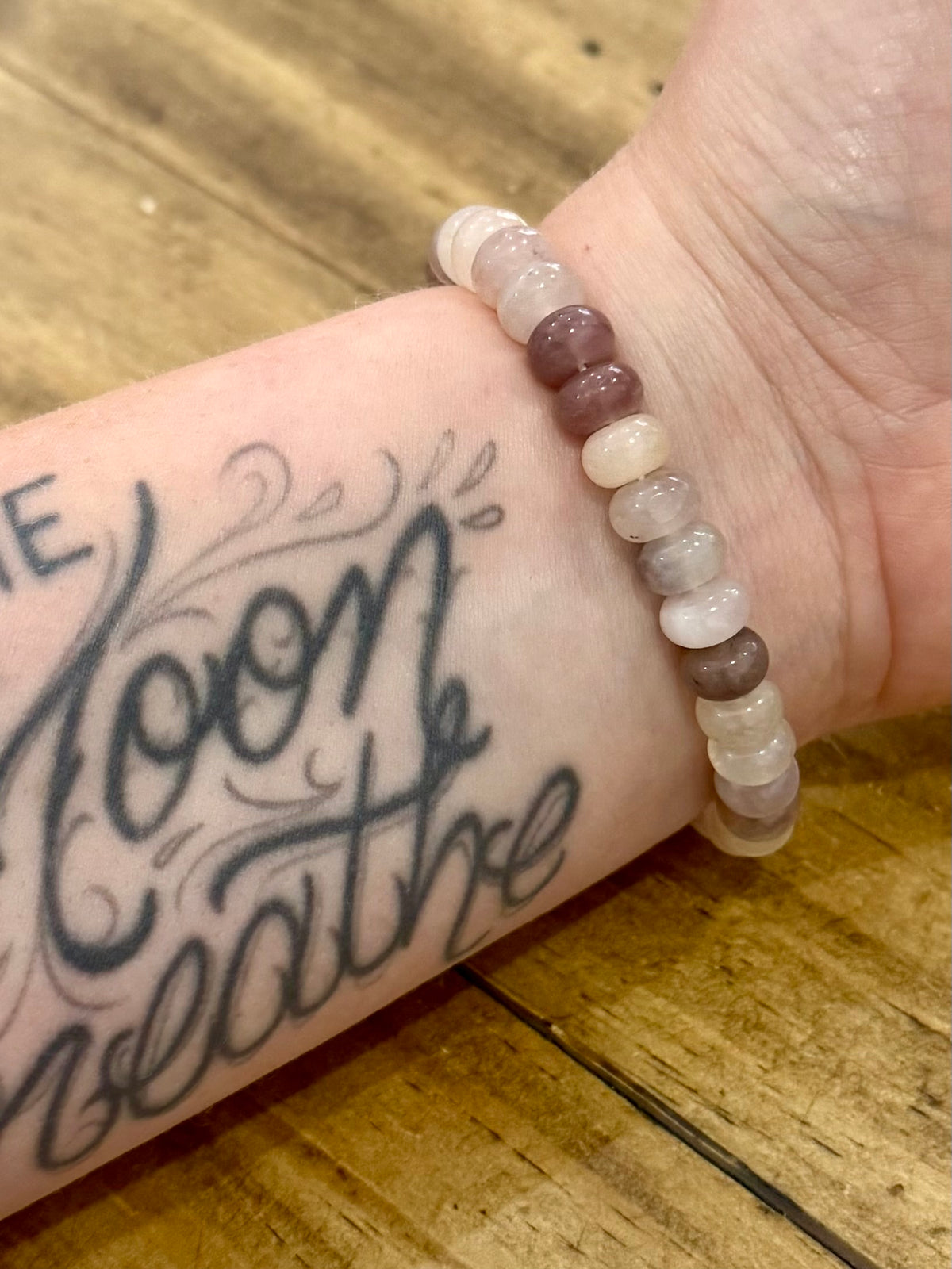 Glass Bead Bracelet with Clasp
