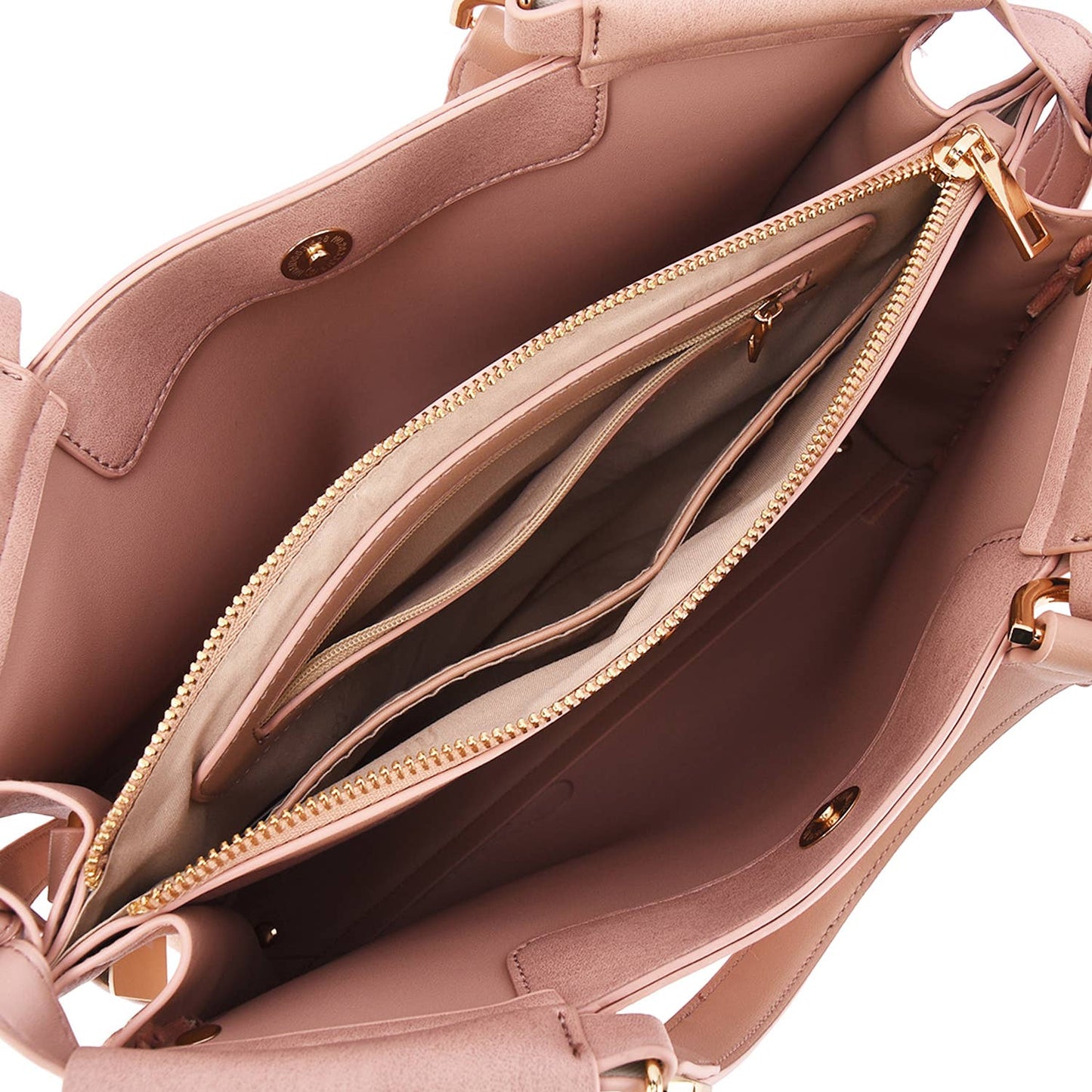 Cosette Satchel with Whipstitch Trim