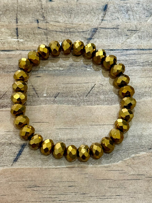 Gold Bead Bracelet