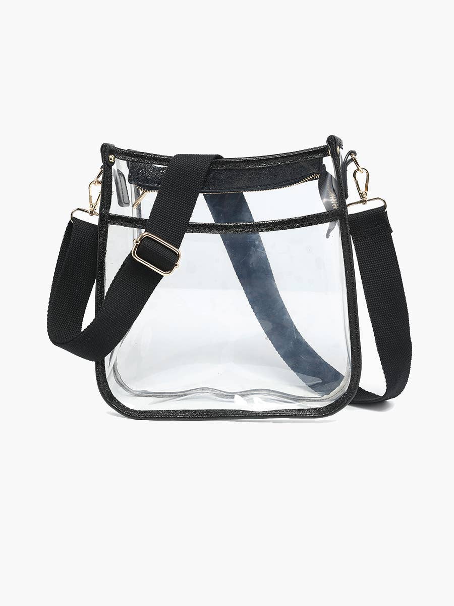 M2168CR Posie Clear Crossbody w/ Vegan Leather