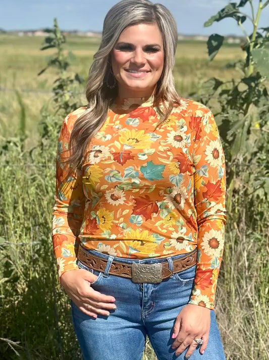 Blissfully Blessed Mesh Top