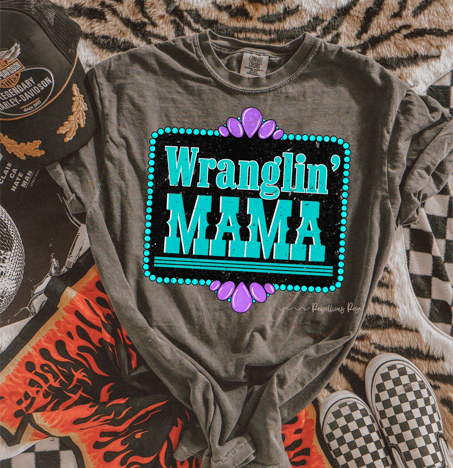 Western Wranglin' Mama Graphic T-shirt