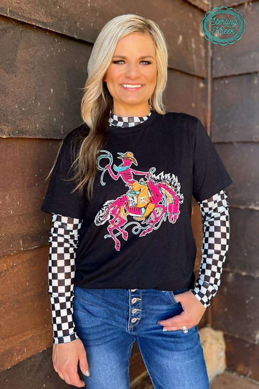 Boogie Bronc Short Sleeve Tee