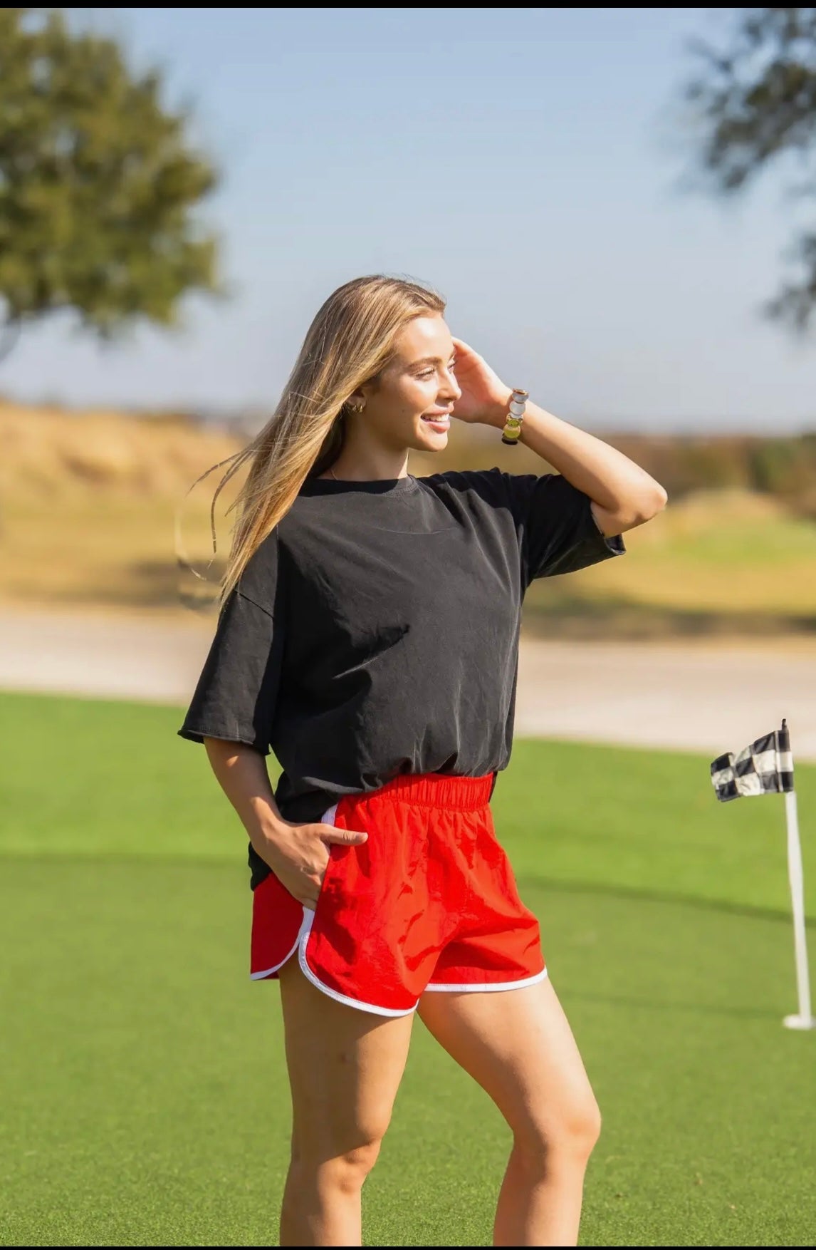 Go Getter Red Shorts