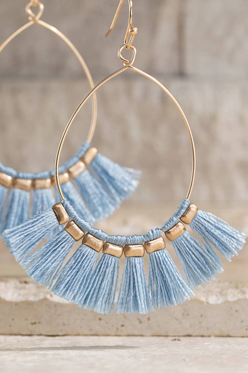 Fine Thread Fish Hook Earrings