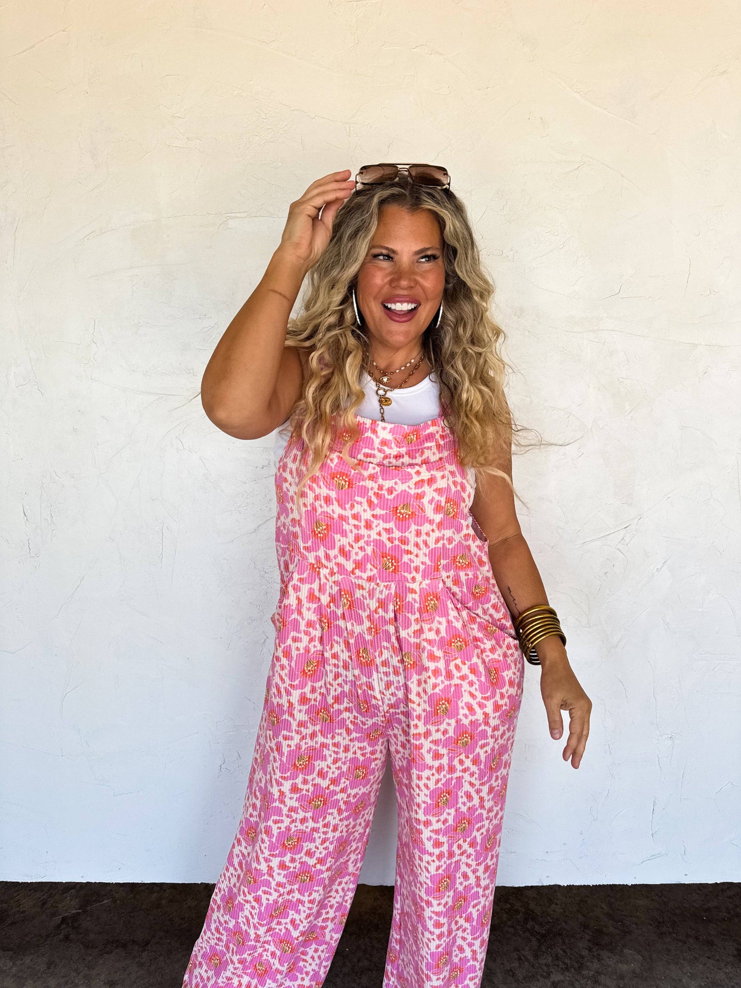 2ND CUT- CASSIDY FLORAL BOHO OVERALLS