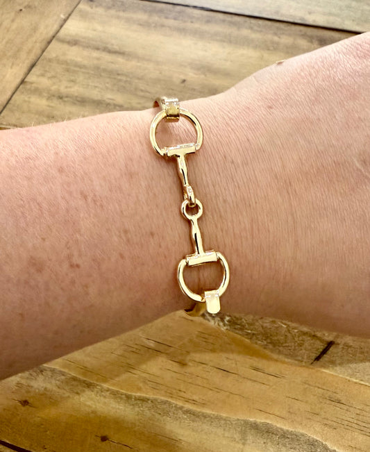 Latch Horse Bit Bracelet