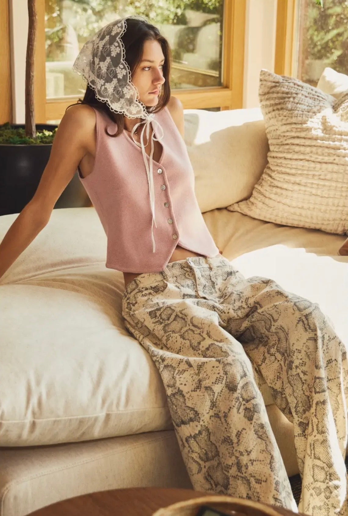 Snake Print Pants