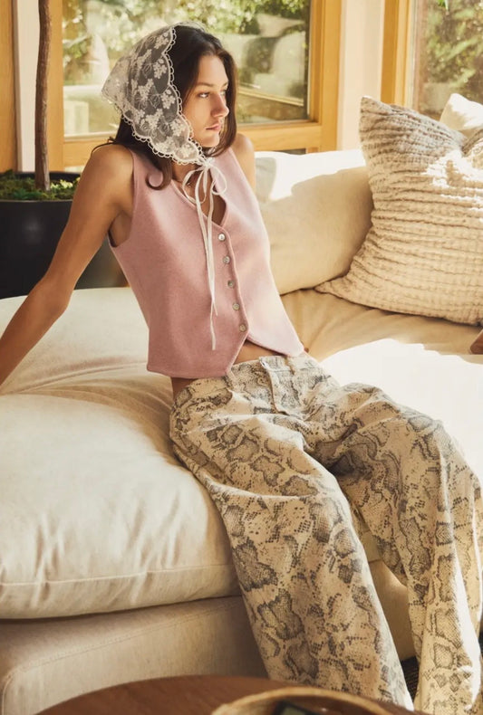 Snake Print Pants
