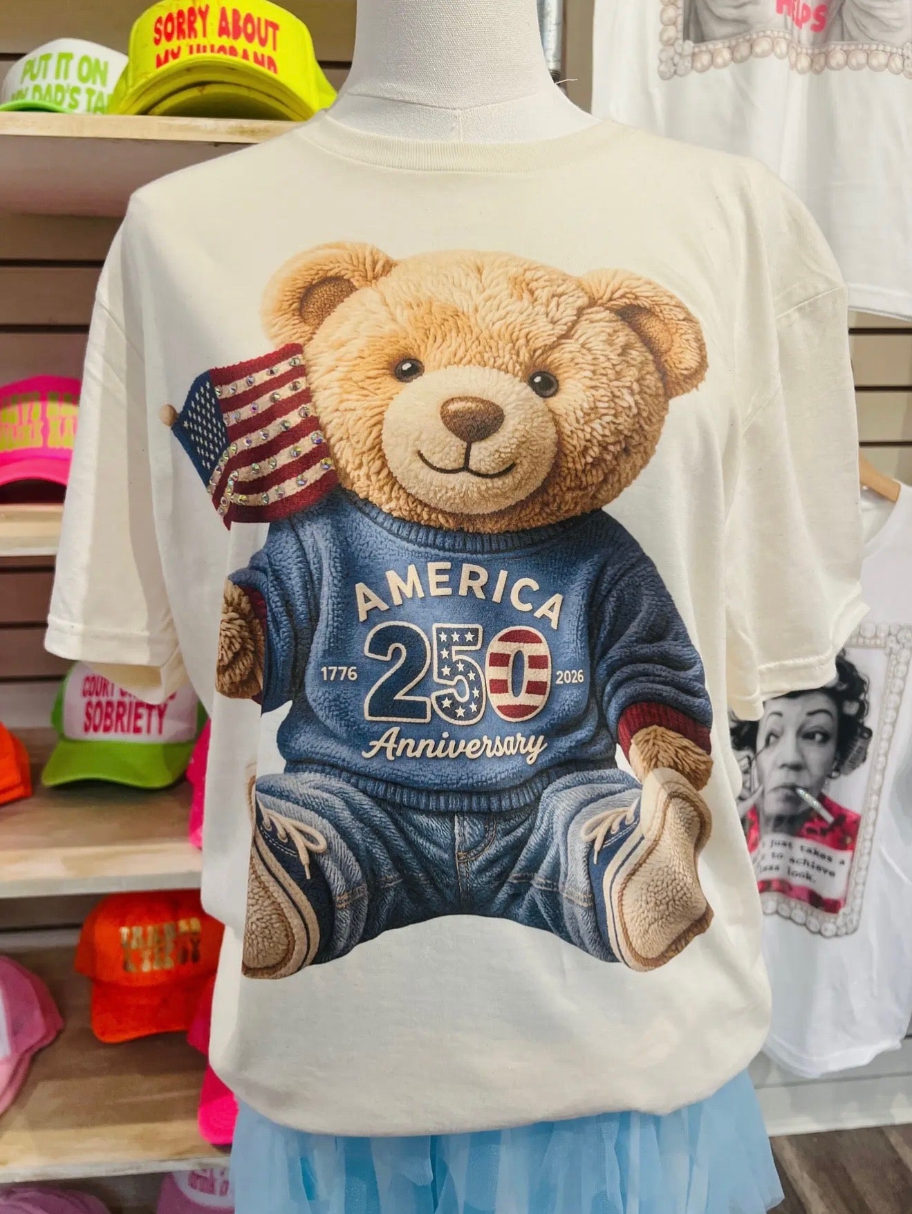 USA Teddy Bear T-Shirt