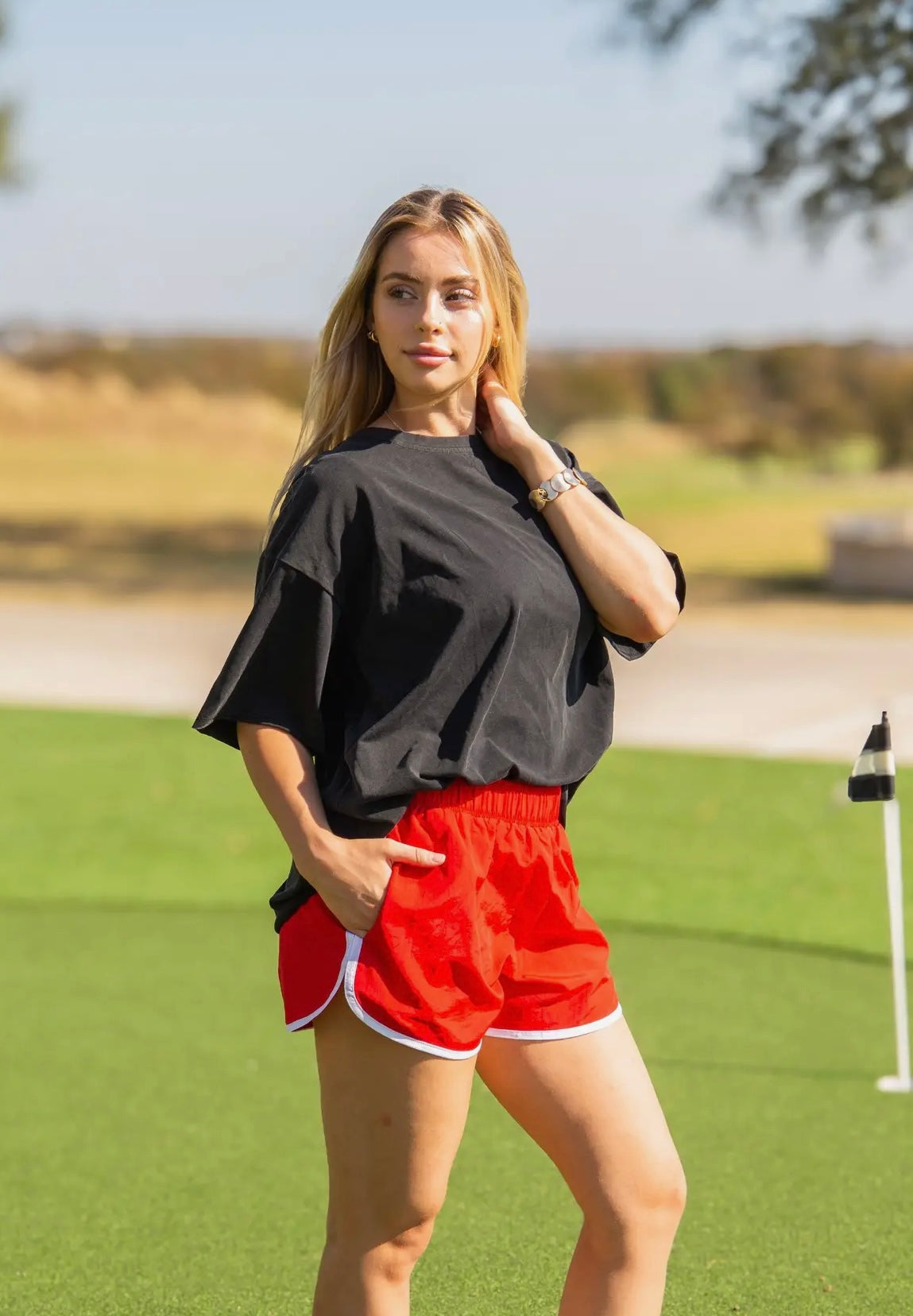 Go Getter Red Shorts