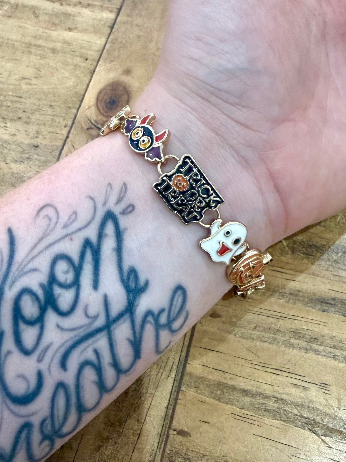Halloween charm bracelet