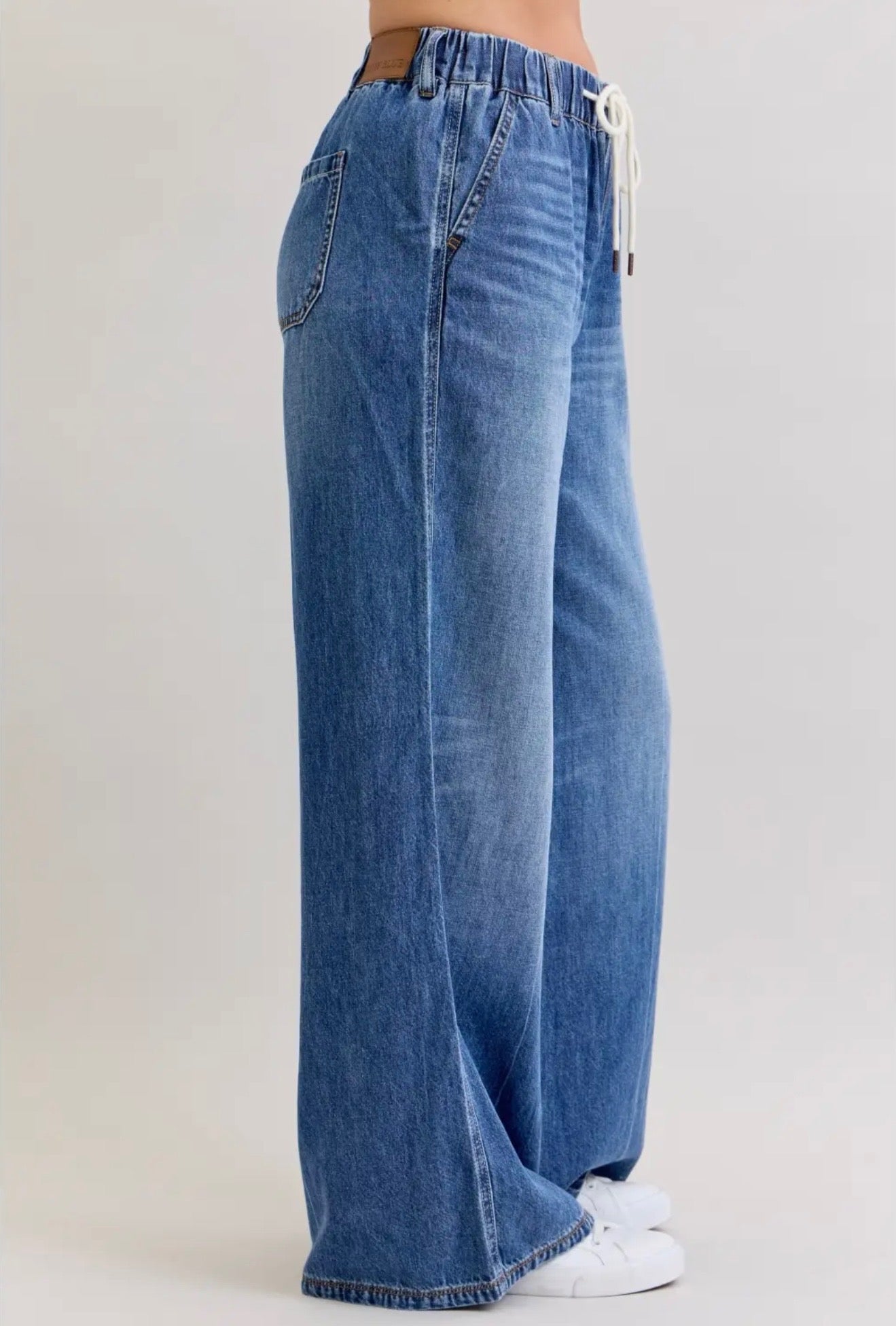 Palazzo Featherweight Elastic Jeans