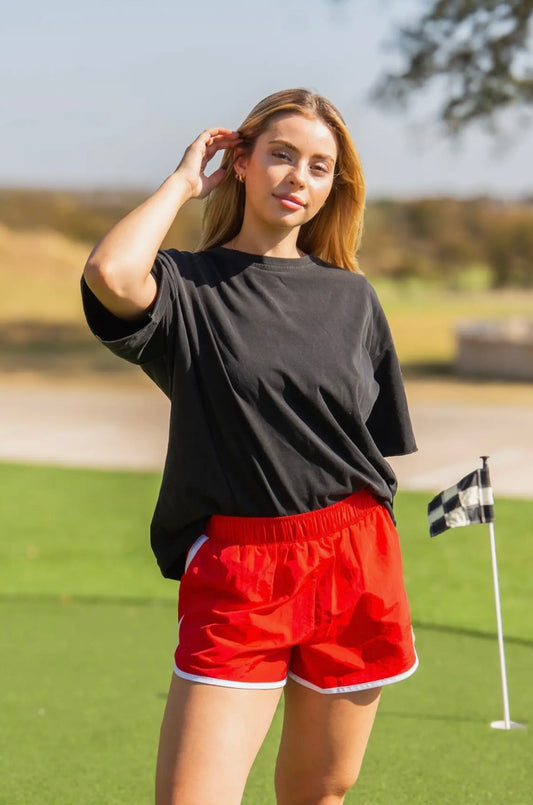 Go Getter Red Shorts
