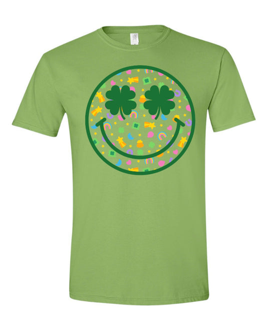 Smiley Face Clover T-Shirt