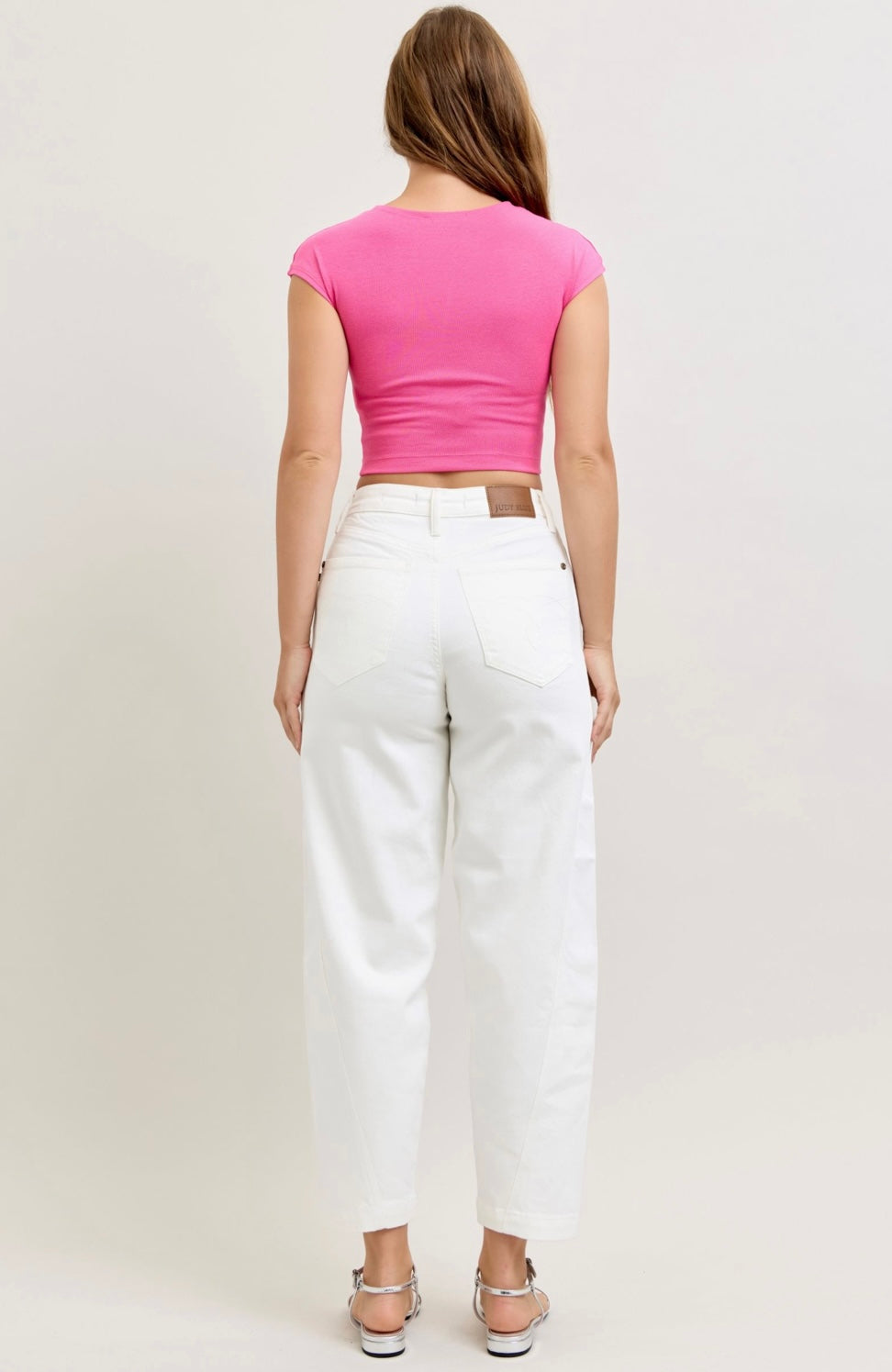 White Judy Blue Pants
