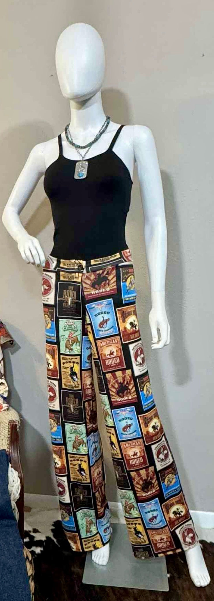 Rodeo Collage Printed Pants