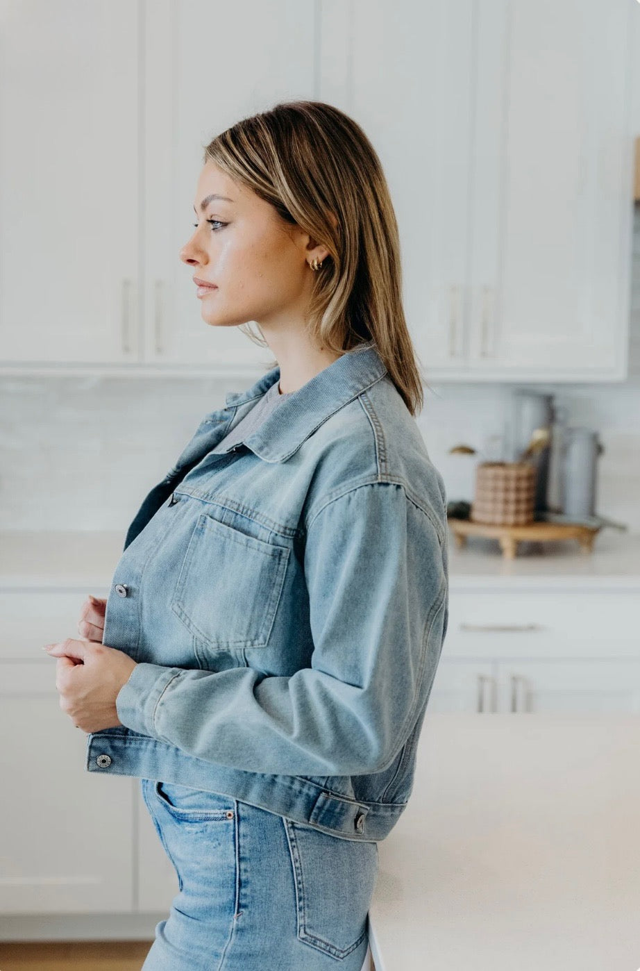 Vintage cropped jacket