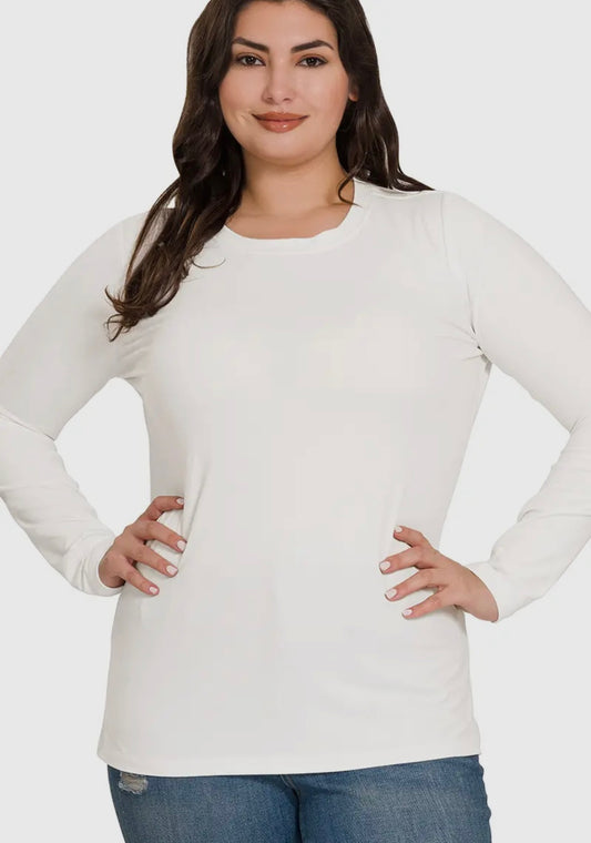 White long sleeve shirt