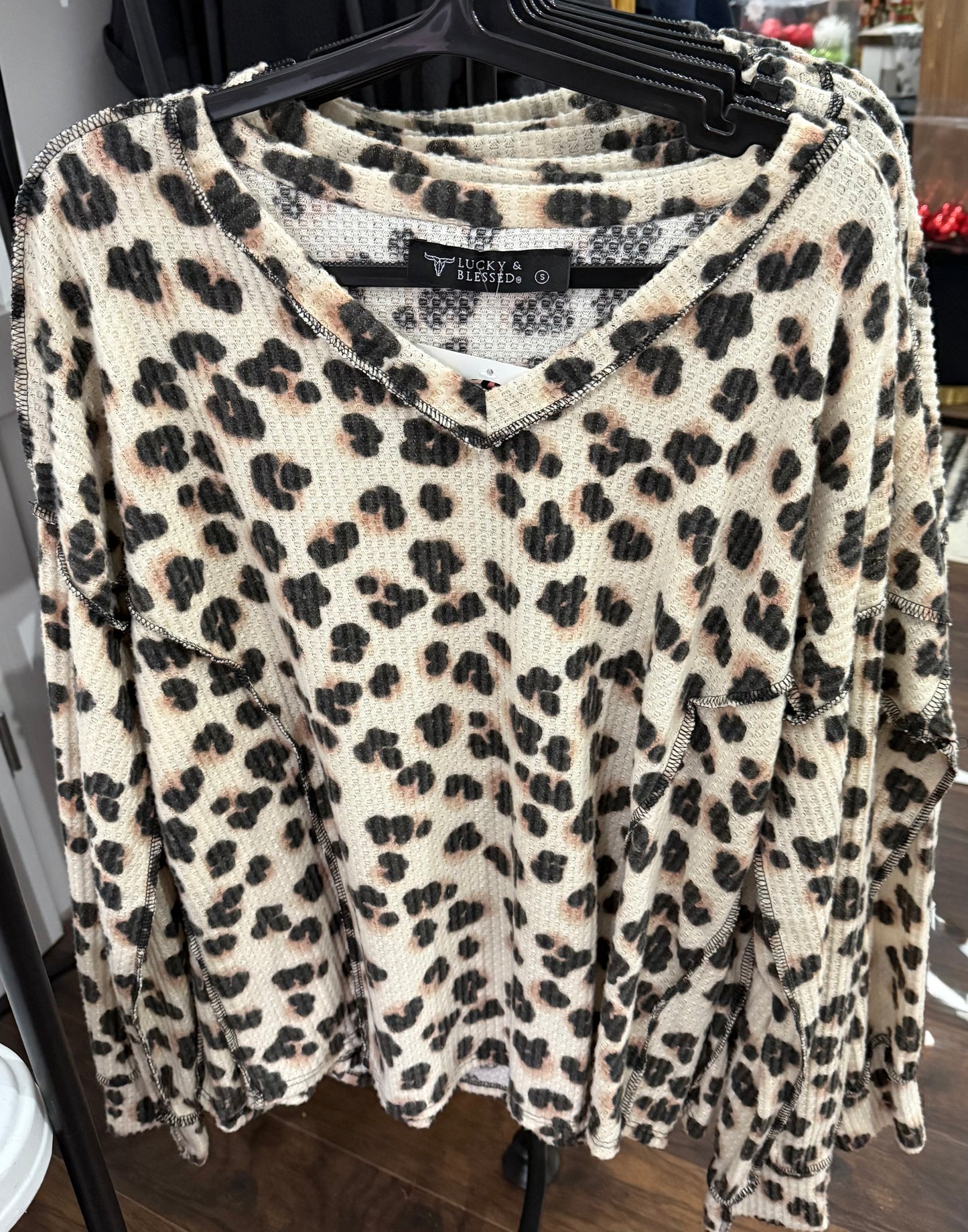 Leopard long sleeve shirt