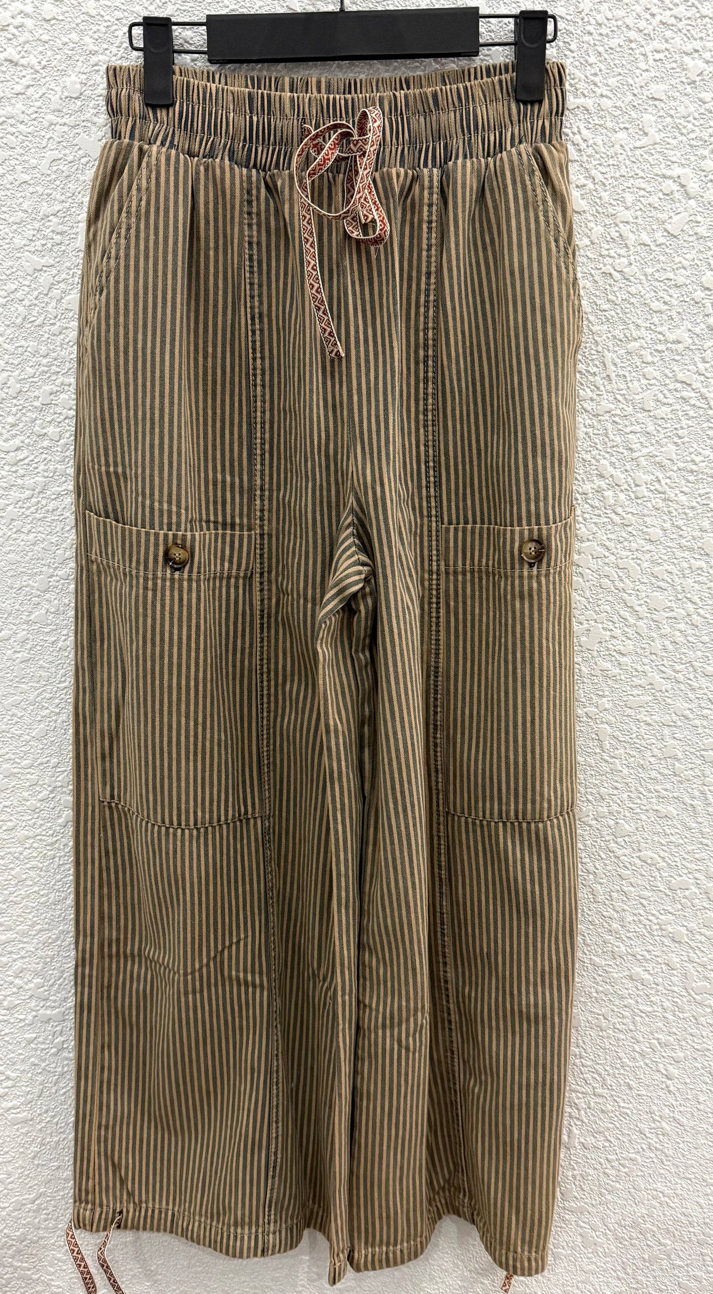 Vintage Wash stripe pants