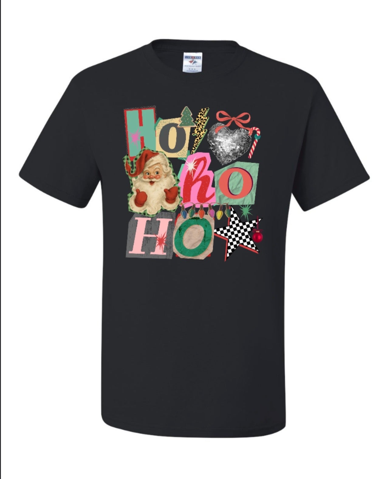 Black ho ho ho shirt