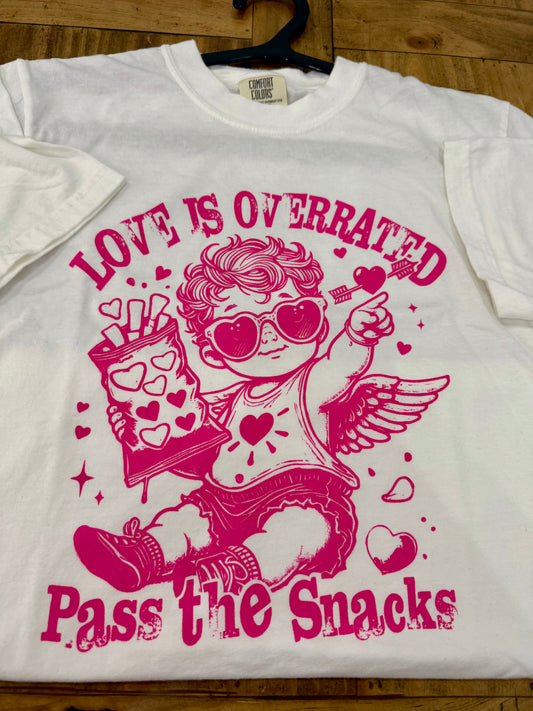 Love is overrated t shirt