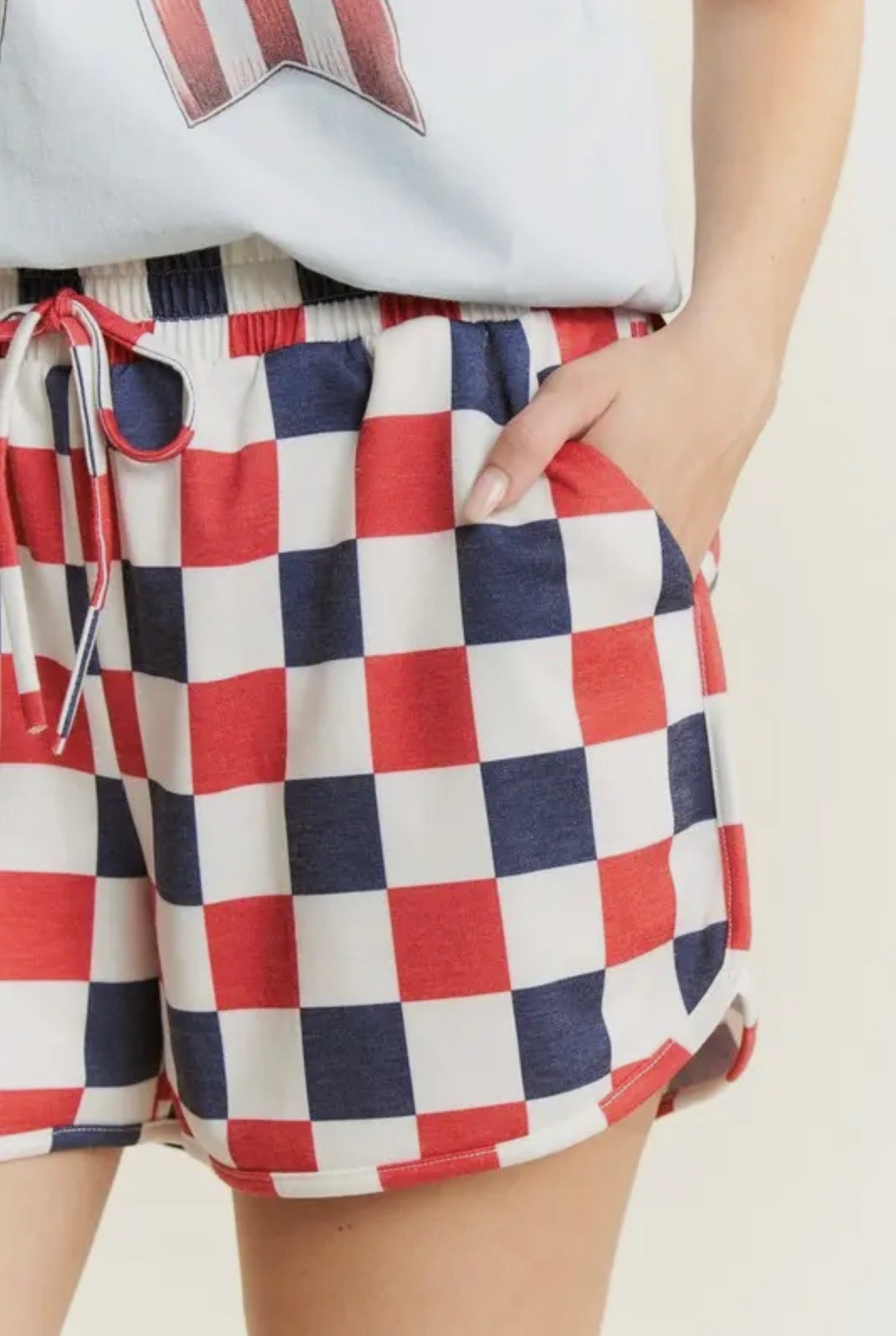 Checkerboard shorts