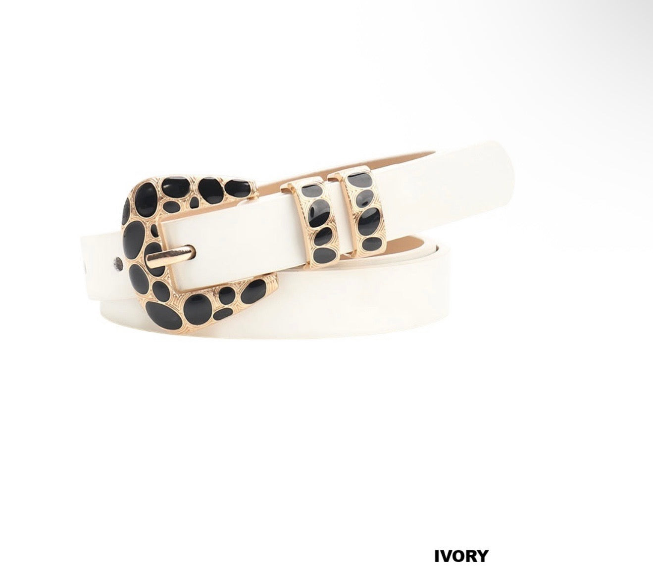 Leopard Buckle Belts