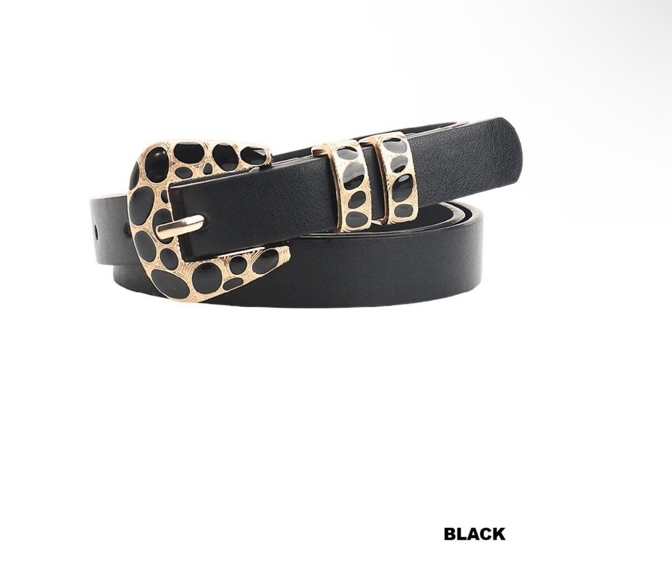 Leopard Buckle Belts