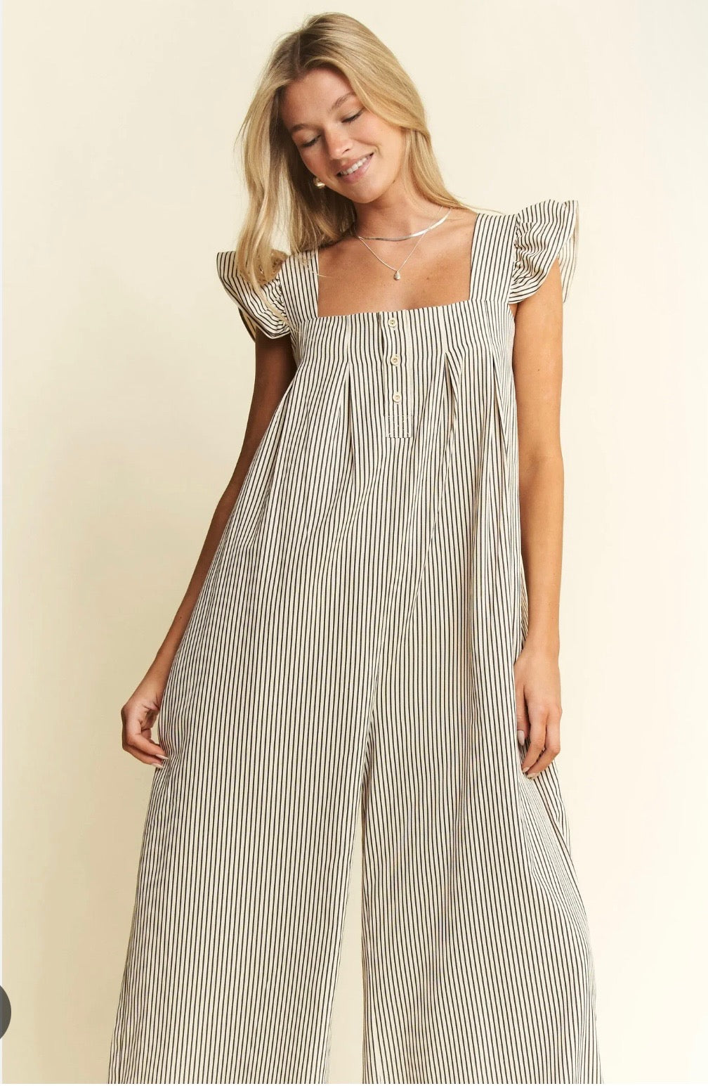 Sleeveless Ruffle Jumpsuit