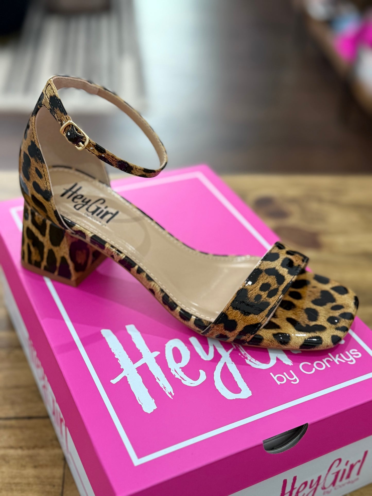 Leopard Save The Date Heels