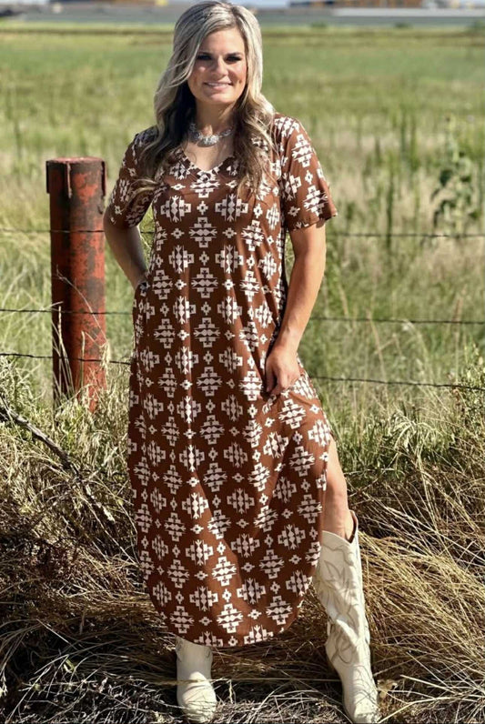 Meet Me in Wyoming Maxi Dress