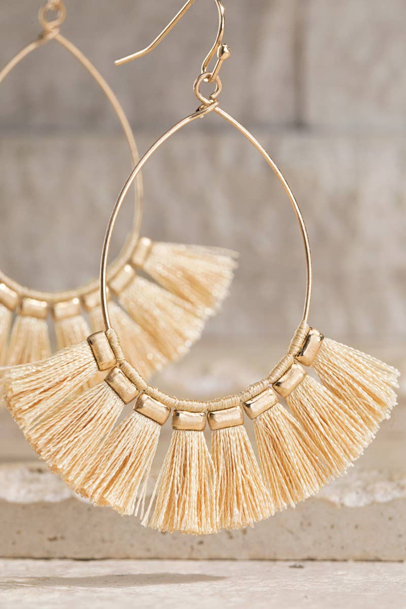 Fine Thread Fish Hook Earrings