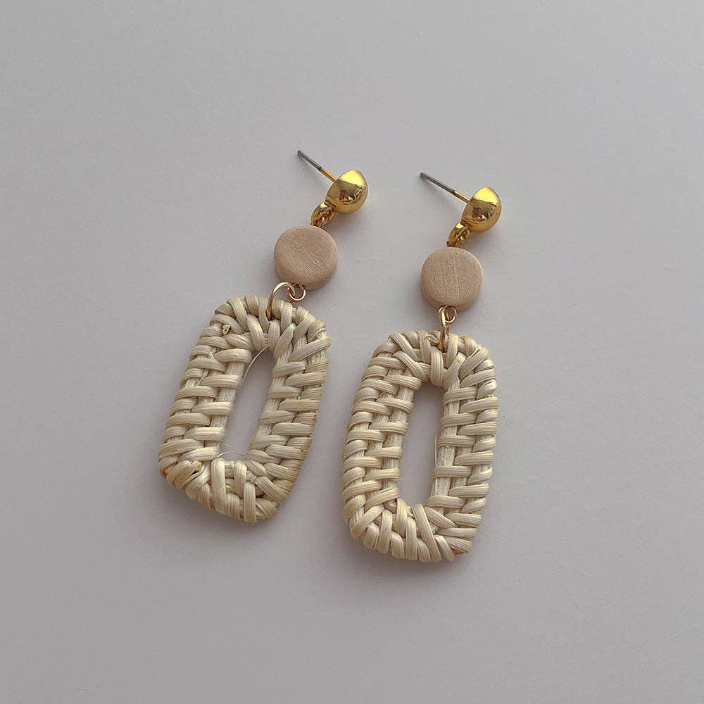 Vintage Geometrical Vacation Drop Earrings DPJE1715