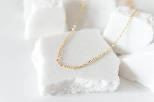 The Maggie heart dainty necklace 18k gold plated
