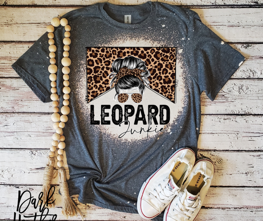 Leopard Junkie bleached shirt