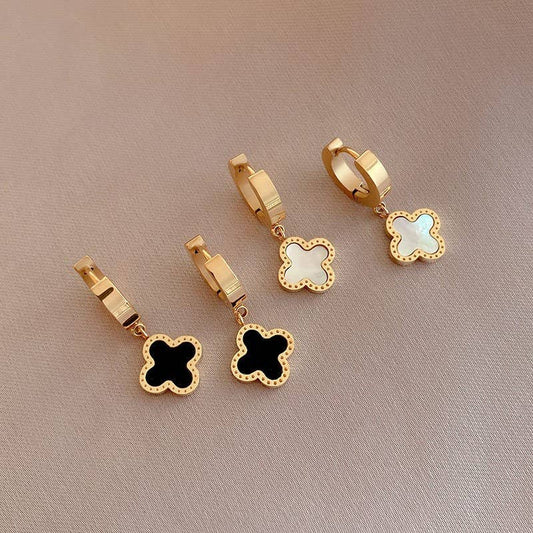 18K Stainless Steel Tarnish Free Waterproof Hoop | 40E397