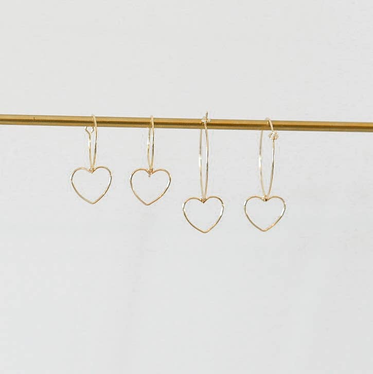 The Anna Ryan gold plated hoop earrings