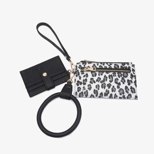 M2084CHE Libby Cheetah Double Wallet Bangle