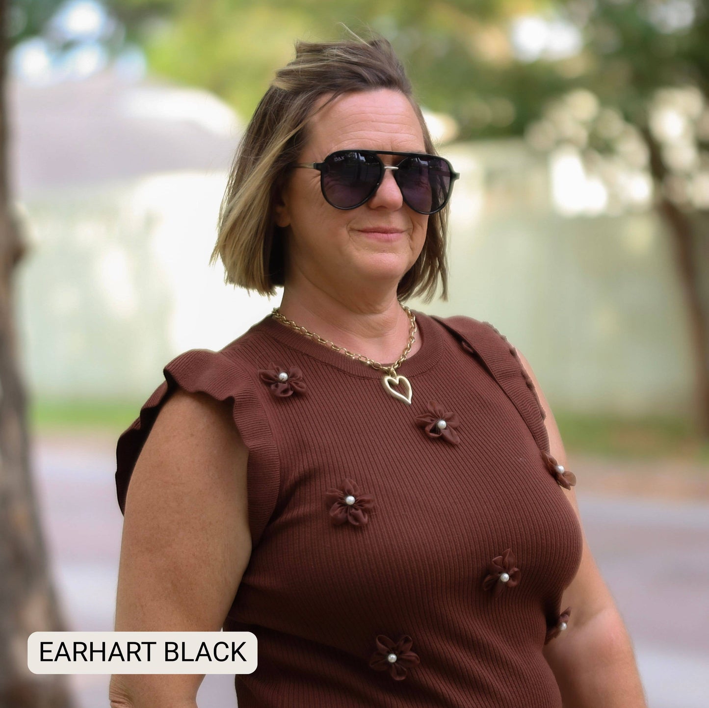 Earhart Cheetah Dax Sunglasses