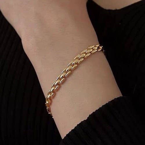 18K STAINLESS STEEL TARNISH FREE CUBAN BRACELET | 40B5221
