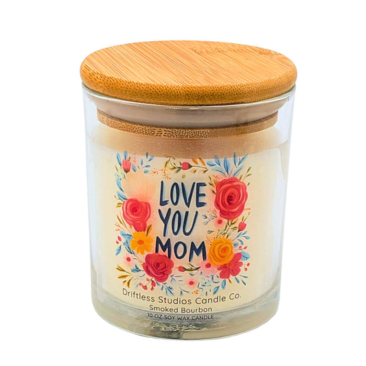 Love You Mom Spring Decor Candles - Mothers Day Gifts
