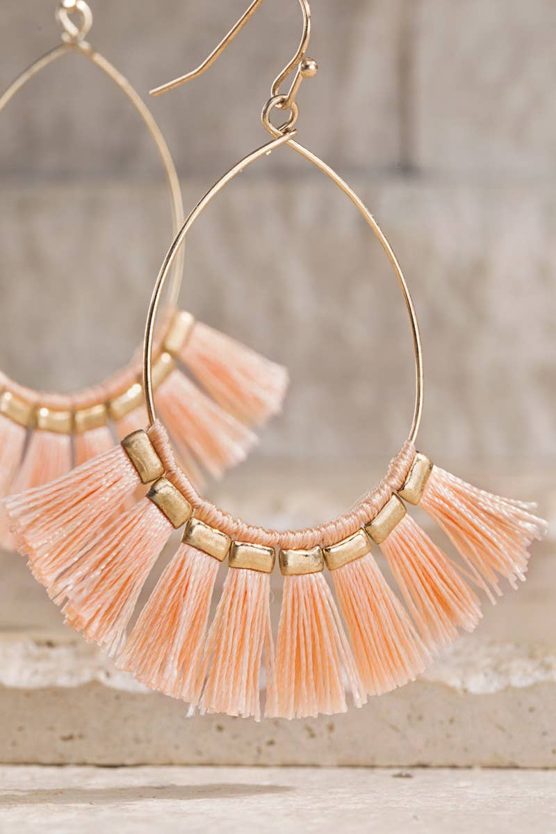 Fine Thread Fish Hook Earrings