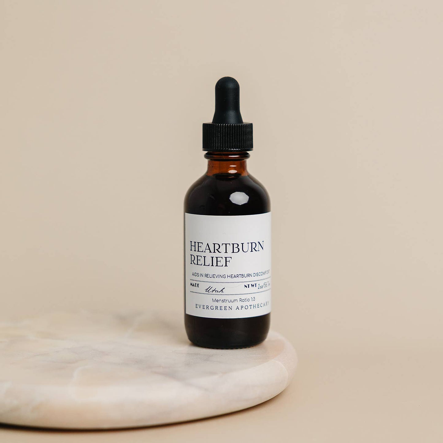 Heartburn Relief, Herbal Tincture, Alcohol Free