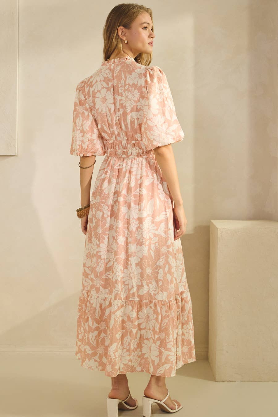 Printed Midi Dress