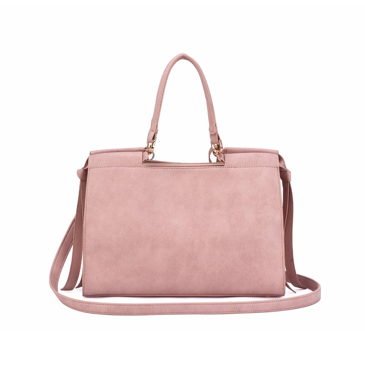 Cosette Satchel with Whipstitch Trim