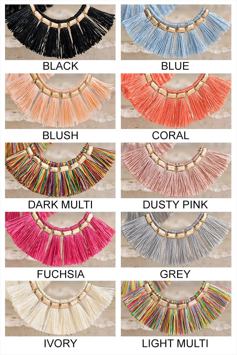 Fine Thread Fish Hook Earrings