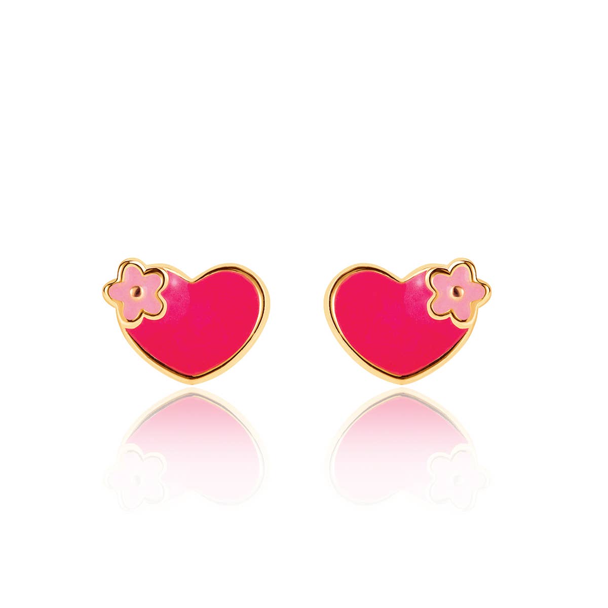 Valentine's Hearts and Flowers | Cutie Stud Earrings